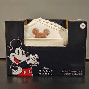 Disney Mickey Mouse women's sneakers in rose gold